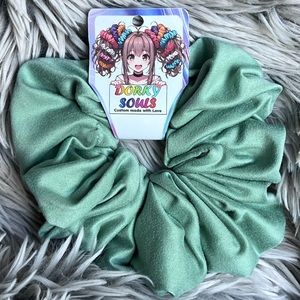 Handmade Bolero Brushed PLY SPN Sage Green XL Hair Scrunchie